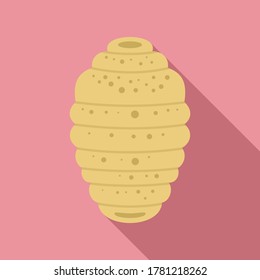 Parasite leech icon. Flat illustration of parasite leech vector icon for web design