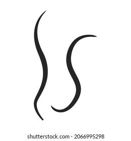 Parasites vector icon.Black vector icon isolated on white background parasites.