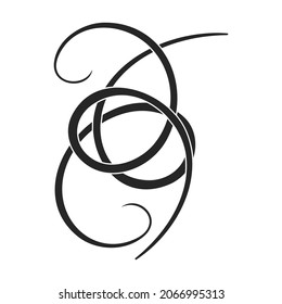Parasiten Vektorsymbol.Schwarze Vektorsymbol einzeln auf weißem Hintergrund.