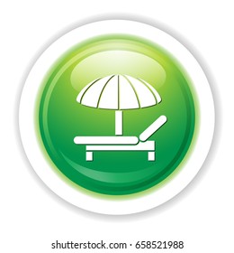 parasol beach icon