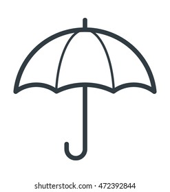 Parasol Colored Vector Icon