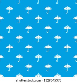 Parasol pattern vector seamless blue repeat for any use
