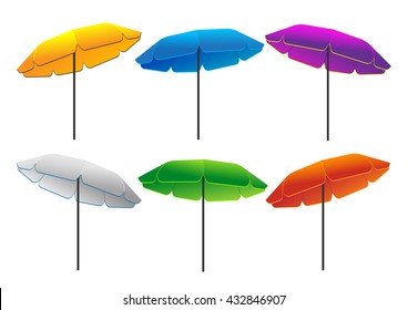 parasol several kinds of different colors art