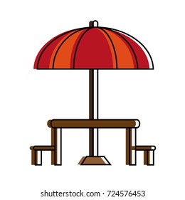parasol or umbrella icon image