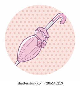 Parasol umbrella theme elements vector,eps