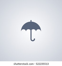 Parasol vector icon, umbrella vector icon