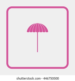 Parasol web icon.