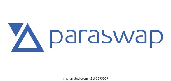 ParaSwap PSP crypto currency coin logo and symbol vector technology banner and background illustration