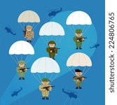 paratroopers composition vector