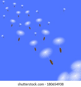 Paratroopers with dandelion.