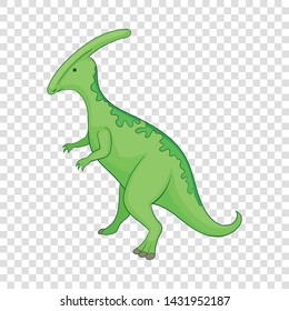 Parazavrolofus, icon. Cartoon illustration of parazavrolofus, vector icon for web