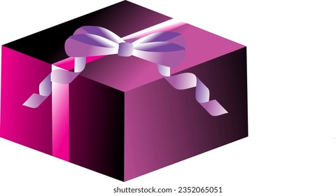 Parcel Box 3D illustration Vector Symbol