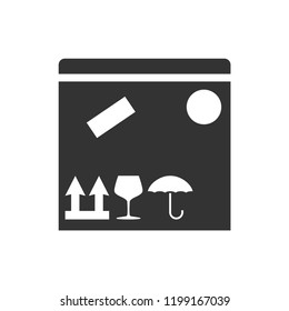 Parcel Box. Icon Flat