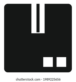 Parcel box icon. Simple illustration of Parcel box vector icon for web design isolated on white background
