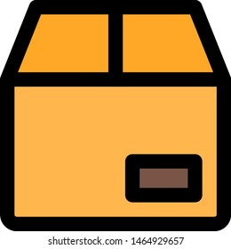 Parcel box ready for delivery and shipping