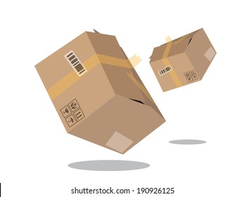 Parcel Box - vector illustration