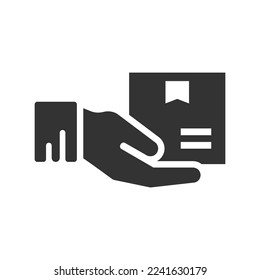 Parcel delivery icon, Vector Graphics