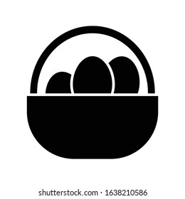 parcel egg icon or logo illustration on white background. Perfect use for website, pattern, design, etc.