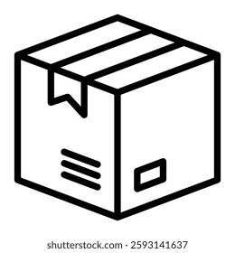 Parcel Glyph Icon Design For Personal nad Commercial Use