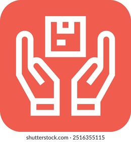 Parcel Handling Vector Icon Design Illustration