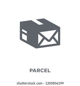 Parcel icon. Parcel design concept from Delivery and logistic collection. Simple element vector illustration on white background.