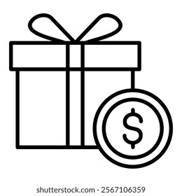 Parcel Icon Element For Design