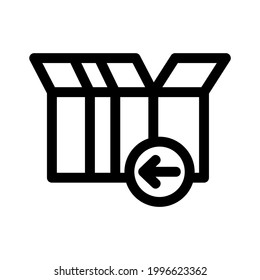 parcel icon or logo isolated sign symbol vector illustration - high quality black style vector icons
