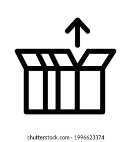parcel icon or logo isolated sign symbol vector illustration - high quality black style vector icons
