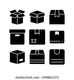 parcel icon or logo isolated sign symbol vector illustration - Collection of high quality black style vector icons
