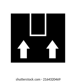 icono de paquete o logotipo símbolo de signo aislado ilustración vectorial - iconos vectoriales de estilo negro de alta calidad
