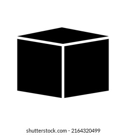 icono de paquete o logotipo símbolo de signo aislado ilustración vectorial - iconos vectoriales de estilo negro de alta calidad
