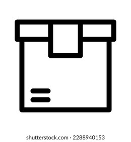 parcel icon or logo isolated sign symbol vector illustration - high quality black style vector icons