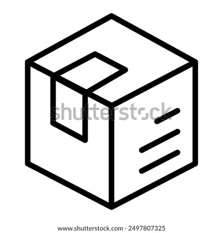 Parcel icon vector. delivery illustration sign. mail. Post symbol. Mail logo.
