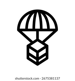 Parcel Icon Vector Symbol Design Illustration