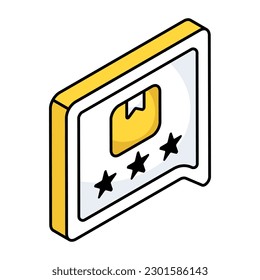 Parcel refund flat vector icons