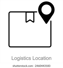 Parcel Safety and secure icon concept