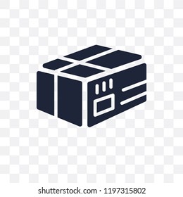 Parcel transparent icon. Parcel symbol design from Delivery and logistic collection.
