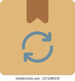 ilustración de parcel Vector en un fondo transparente. Símbolos de calidad superior. Iconos vectoriales de color de línea para el concepto y el diseño gráfico. 
