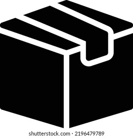 parcel  Vector illustration on a transparent background. Premium quality symmbols. Glyphs vector icons for concept and graphic design.