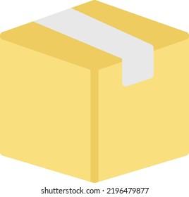 parcel Vector illustration on a transparent background. Premium quality symmbols. Line Color vector icons for concept and graphic design. 
