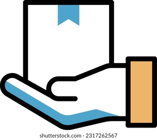 ilustración de parcel Vector en un fondo transparente. Símbolos de calidad superior. Iconos vectoriales de color de línea para el concepto y el diseño gráfico.