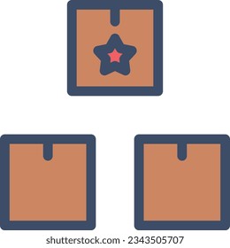 parcels Vector illustration on a transparent background.Premium quality symmbols.Stroke vector icon for concept and graphic design. 
