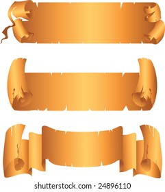 parchment banners