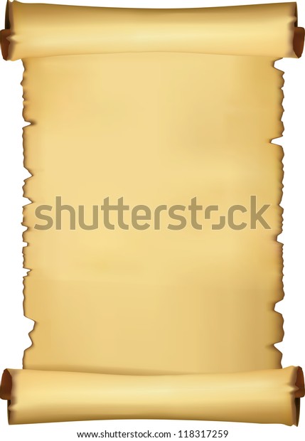 Parchment Blank Stock Vector (Royalty Free) 118317259 | Shutterstock