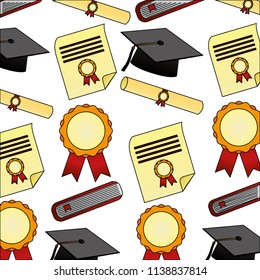 parchment diploma graduation pattern