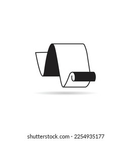 parchment and document scroll illustration