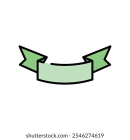 Parchment icon, vector illustration, filled style, best used for web