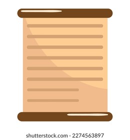 icono de papel pergamino diseño aislado