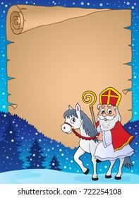 Parche con Sinterklaas tema 3 - ilustración vectorial eps10.