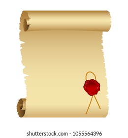 Parchment vector design illustration
